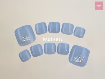 ファストネイル 横浜ANNEX店(FAST NAIL)/冬フット 【11997】