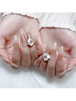 木にいる 錦糸町/長さだしワンホンネイル