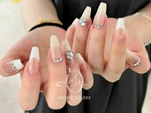 モアグラム 渋谷道玄坂店(More Glam)/ホワイトフレンチ