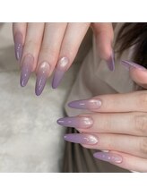 クイーンネイル 新宿(Queen nail)/マグネットカラーグラデーション