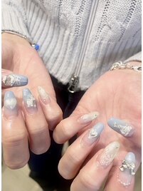 クリスマスネイル＊スカルプ