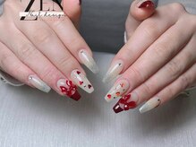 ゼン ネイル デザイン 池袋(ZEN NAIL DESIGN)/* 長 さだしやり放題×つけ放題