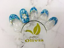 ビューティーアンドライフ オリビア(Beauty&Life Olivia)/フレンチ×マーブルネイル