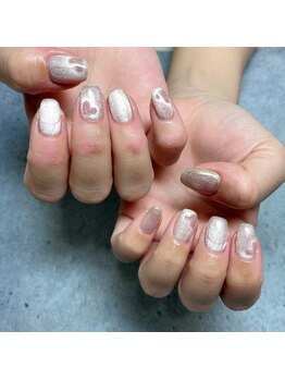 レイネイル レイアイ 豊橋牧野店(RAY NAIL & ray eye)/ハートマグネット！