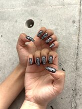 カオネイル 新宿店(KAONAIL)/ブラックラメがけ