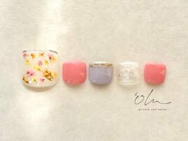 4月フットネイル定額【Spring】