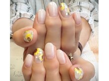 ヘアー ユニバース(HAIR UИIVERS)/サンドジェル＆ひまわりネイル