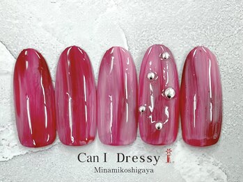 キャンアイドレッシー 南越谷店(Can I Dressy)/マーブルネイル