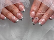 シマー(Shimmer)/チーク×ガラスフレンチ