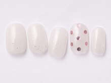 アイ ネイルズ 天神店(I nails)/桜ドット　￥6500