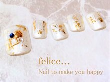 ネイルサロン フェリーチェ 東川口店(Felice)/【定額フットネイル】￥8500