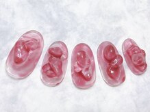 ネイルサロン ウィル 恵比寿(will)/もこもこ天然石アート