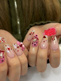 ハートホロネイル