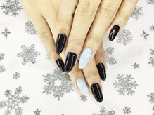 ネイルミュージアム(Nail Museum)/【冬】雪の結晶ネイル