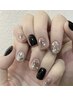 Hand-持ち込みデザイン90分（アート/パーツ6本+ワンカラー4本）