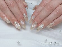 ジプソフィル ネイル 春日部(Gypsophile Nail)の雰囲気（シンプルだけどキラキラ輝くジュエリーのような手元に[春日部]）