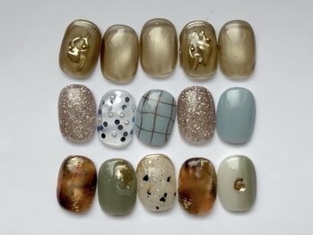 ワーブ(worb.)の写真/高技術な施術と豊富なデザイン定額ネイルをご用意。旬のデザインで彩る指先に心躍る時間を♪