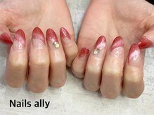 ネイルズアリー 立川店(Nails ally)/ギャラクシー×マグネット×秋冬