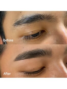 アイラッシュサロン オホス 岐阜(Ojos)/men's eyebrow wax&lift