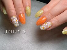 ジニーズ(JINNY'S)/【ハンド】フラワーネイル