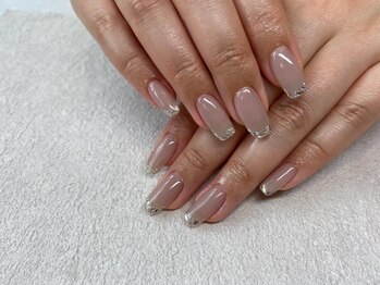 ビューティービースト フォー ネイルアンドアイラッシュ 松浜店(beauty:beast)/ガラスフレンチ*