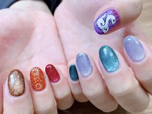 ハイアンドドライ(High and Dry)/白蛇ちゃんネイル