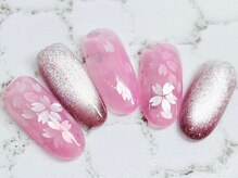 チェリーズネイル(Cherrys Nail)/桜 マグネットネイル