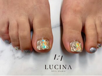 ネイルスタジオ ルキナ(LUCINA)/H-793うるうる氷ネイル