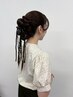 【韓国風】カチモリヘアセット40分 ¥5,500