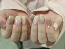 ネイル アヴァンス あべのルシアス店(Nail AVANCE.)/レース×ニュアンス　misa