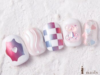 アイネイルズ 横浜WEST店(I-nails)/韓国ぽっぷネイル10480円