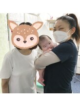かおりビューティサロン/産後2ヶ月のママさんとのお写真
