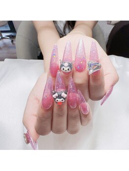 フェアリー(Fairy)/チップ長さだしラメネイルパーツ