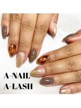 エーネイル エーラッシュ(A-NAIL A-LASH)/定額ネイル【倉敷】