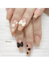 アールローズ(R-rose)/リボンネイル