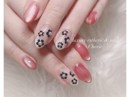 ホログラム/お花×微粒子マグ
