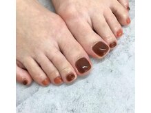 アイ アンド ネイル(Eye＆Nail Day)/フットネイル×ワンカラー2色