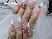 ゼン ネイル デザイン 池袋(ZEN NAIL DESIGN)/* 長 さだしやり放題×つけ放題
