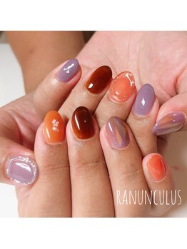 ラナンキュラス(Ranunculus)/個性派！秋 ぷっくり囲み