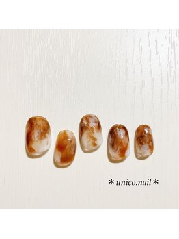 アトリエネイルウニコ (atelier nail unico)/milk tea
