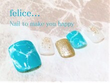 ネイルサロン フェリーチェ 東川口店(Felice)/【定額フットネイル】￥8500