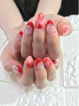 リミズネイルビューティー 名駅店(RimisNailxbeauty)/ニュアンスフレンチネイル