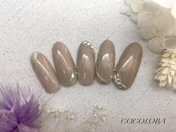 ココロバ ネイルアンドビューティーサロン(COCOLOBA)/大人シンプルネイル