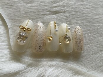 ネイルアンドアイラッシュスタジオ シュシュ(chouchou)/クリスマスネイル・オーナメント