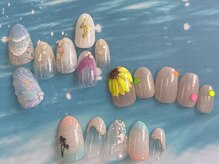 ネイルサロン シュエット(nail salon chouette)の雰囲気（7月8月のマンスリーデザイン☆他のデザインもあります）