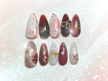 成人の日ネイル8800円