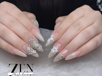 ゼン ネイル デザイン 池袋(ZEN NAIL DESIGN)/* 長 さだしやり放題×つけ放題