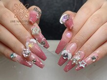 ウメネイルスタジオ(UME NAIL STUDIO)/* 長 さだしやり放題×つけ放題