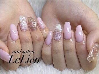 ルリアン(LeLien)の写真/どんなシーンにも合うあなただけのシンプルネイルでワンランク上の魅せる指先に♪◇90分アートし放題￥8800