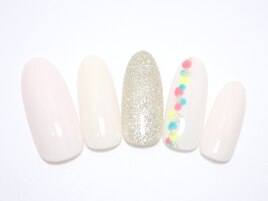 ＃水玉ネイル＃ポップ